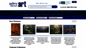 What Gallerydirectart.com website looked like in 2023 (This year)