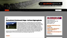 What Geschichtsspuren.de website looked like in 2023 (2 years ago)