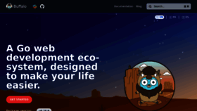 What Gobuffalo.io website looked like in 2023 (3 years ago)