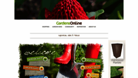 What Gardensonline.com.au website looked like in 2023 (This year)
