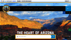 What Gilacountyaz.gov website looked like in 2023 (This year)