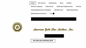 What Goldstarmoms.com website looked like in 2023 (This year)
