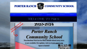What Goprcs.org website looked like in 2023 (This year)