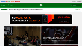 What Globoesporte.globo.com website looked like in 2023 (This year)