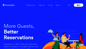 What Guestplan.com website looked like in 2023 (This year)