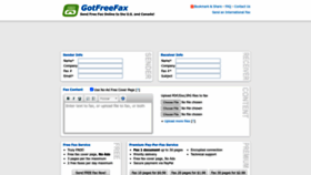 What Gotfreefax.com website looked like in 2023 (This year)