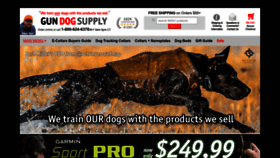 What Gundogsupply.com website looked like in 2023 (This year)