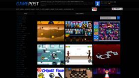 What Gamepost.com website looked like in 2023 (1 year ago)