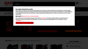 What Gamepc.nl website looked like in 2023 (2 years ago)