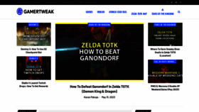 What Gamertweak.com website looked like in 2023 (This year)