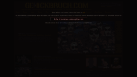What Genickbruch.com website looked like in 2023 (This year)