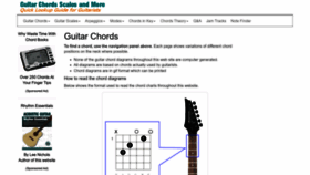 What Guitar-chords.org.uk website looked like in 2023 (This year)