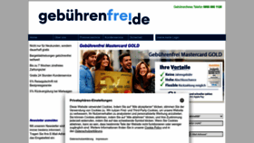 What Gebuhrenfrei.com website looked like in 2023 (This year)
