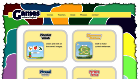 What Gamestolearnenglish.com website looked like in 2023 (This year)