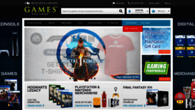 What Gamestheshop.com website looked like in 2023 (This year)
