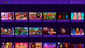 What Games2girls.com website looked like in 2023 (This year)