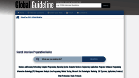 What Globalguideline.com website looked like in 2023 (This year)