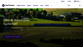 What Grantthornton.se website looked like in 2023 (2 years ago)