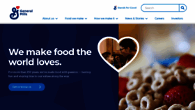 What Generalmills.com website looked like in 2023 (This year)