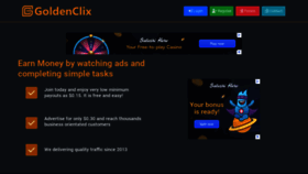 What Goldenclix.com website looked like in 2023 (This year)