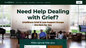 What Griefshare.org website looked like in 2023 (2 years ago)