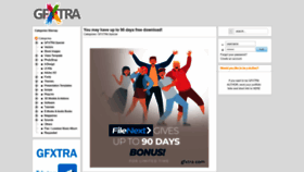 What Gfxtra31.com website looked like in 2023 (This year)