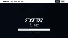 What Grabify.link website looked like in 2023 (This year)