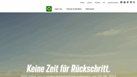 What Gruene-berlin.de website looked like in 2023 (This year)