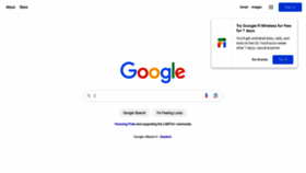 What Google.lu website looked like in 2023 (This year)