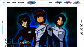 What Gundam-seed.net website looked like in 2023 (This year)