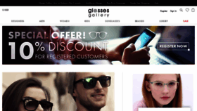 What Glassesgallery.com website looked like in 2023 (This year)