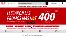 What Gnc.com.mx website looked like in 2023 (This year)