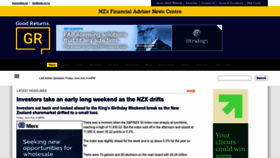 What Goodreturns.co.nz website looked like in 2023 (This year)