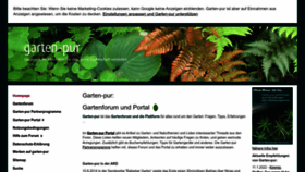 What Garten-pur.de website looked like in 2023 (This year)
