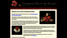 What Gumpasteflowersbysuzette.com website looked like in 2023 (This year)