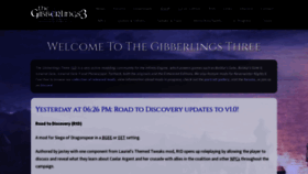 What Gibberlings3.net website looked like in 2023 (This year)