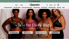 What Glamorise.com website looked like in 2023 (This year)