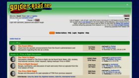 What Golden-road.net website looked like in 2023 (This year)