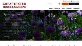 What Greatdixter.co.uk website looked like in 2023 (This year)