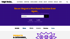 What Gadgetreview.com website looked like in 2023 (This year)