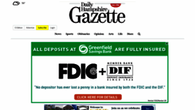 What Gazettenet.com website looked like in 2023 (This year)