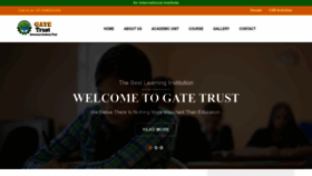 What Gatetrust.org website looked like in 2023 (This year)