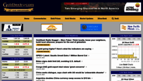 What Goldseek.com website looked like in 2023 (This year)