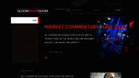 What Gloomboomdoom.com website looked like in 2023 (This year)