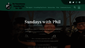 What Groundhog.org website looked like in 2023 (2 years ago)