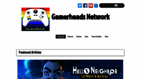 What Gamerheadspodcast.com website looked like in 2023 (This year)