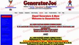 What Generatorjoe.net website looked like in 2023 (This year)