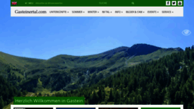 What Gasteinertal.com website looked like in 2023 (This year)