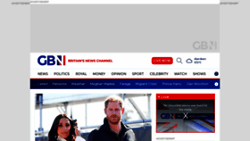 What Gbnews.com website looked like in 2023 (This year)