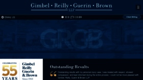 What Grgblaw.com website looked like in 2023 (This year)